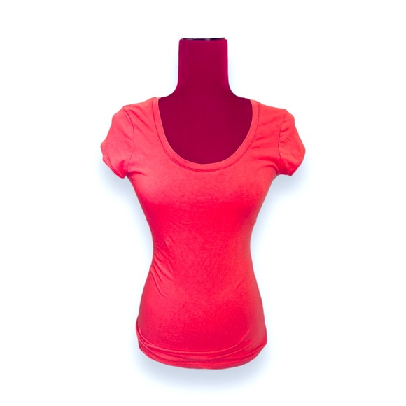 Coral Pink SPLASH T-shirt - Picture 1 of 3